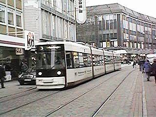 Linie 3 in der Hutfilterstraße