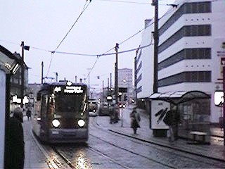Linie 4E an der Domsheide