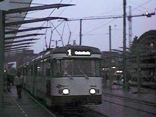 Linie 1 am Hauptbahnhof