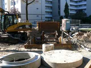 An der Baulücke
