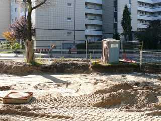 An der Baulücke