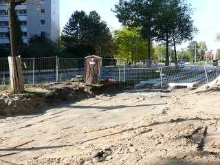 An der Baulücke