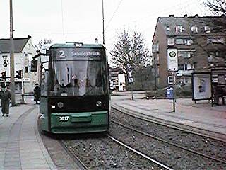 Haltestelle Haferkamp der Linie 2
