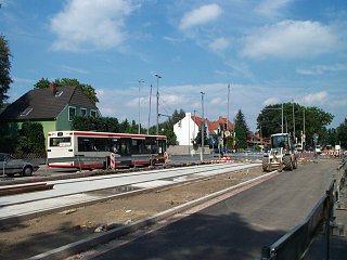 Die Haltestelle Kopernikusstraße