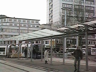 Die Überdachung am Hauptbahnhof