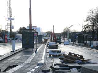 Die Haltestelle Thalenhorststraße