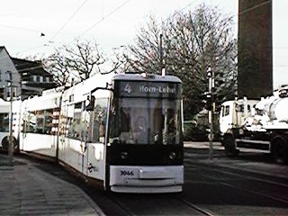 Linie 4 an der Vorstraße