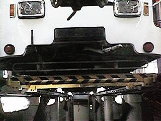 Eine Bahn von unten