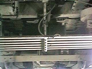 Eine Bahn von unten